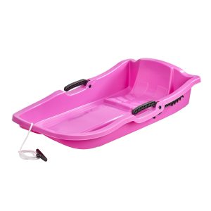 Sled STIGA Pacer with brakes, pink