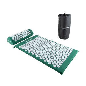 Tunturi Acupressure Mat And Pillow, Green