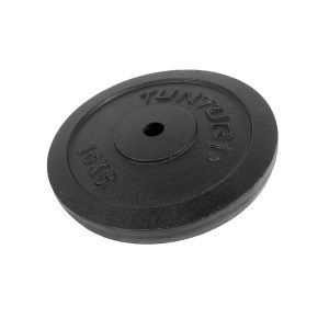 Weight plate TUNTURI Plate Black, 30 mm, 15kg