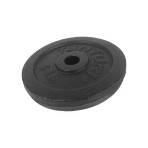 Weight plate TUNTURI Plate Black, 30 mm, 5kg