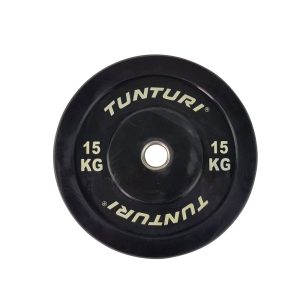 Weight plate TUNTURI Training Bumper Plate, 50 mm, 15 kg