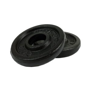 Weight plates TUNTURI Plates Black, 30 mm, 0.5kg (pair)
