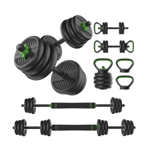 Strength training set TUNTURI Barbell & Dumbbell Set 20 kg