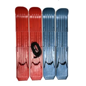 Skis UNIPLAST Junior, with straps for children, 56 cm, mix