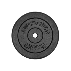 Weight plate SPOKEY Blue, 30 mm, 1.25 kg