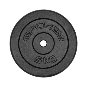 Weight plate SPOKEY Blue, 30 mm, 5 kg