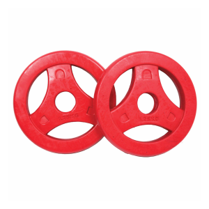 Weight plates TUNTURI Aerobic Plates 1.25 kg, red